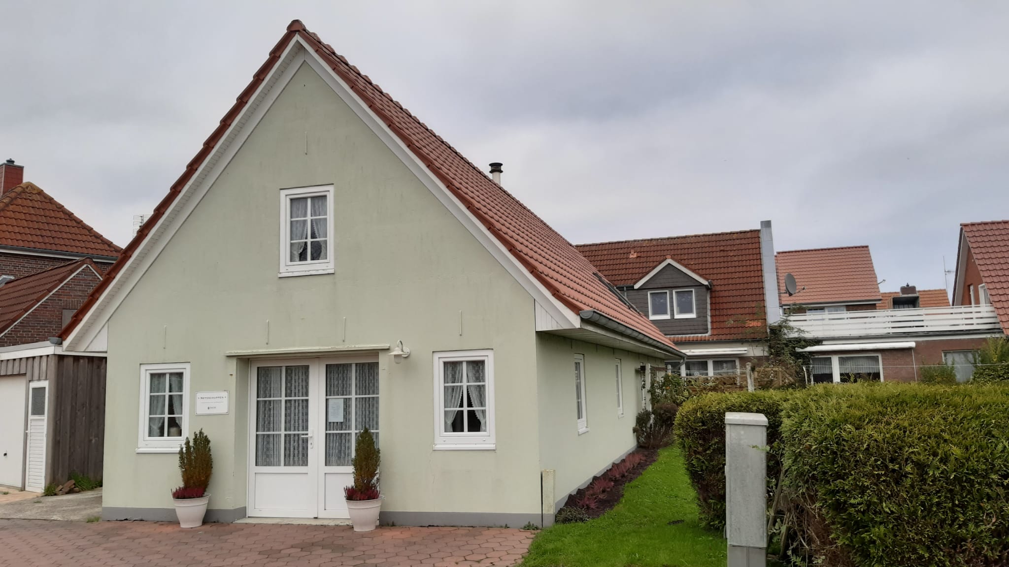 Der Eingang zum Netzschuppen